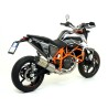 Terminale Race-Tech Approved titanio con fondello carby KTM DUKE 690 2012 2015