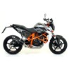 Terminale Race-Tech Approved alluminio con fondello carby KTM DUKE 690 2012 2015