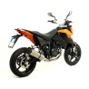 Terminale Race-Tech Approved alluminio Dark" con fondello carby" KTM DUKE 690 2008 2011