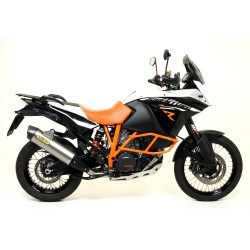 Terminale Maxi Race-Tech titanio con fondello carby KTM 1190 Adventure 2013 2016