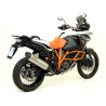 Terminale Maxi Race-Tech titanio con fondello carby KTM 1190 Adventure 2013 2016