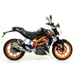 Terminale Thunder Titanio con fondello carby KTM DUKE 390 2013 2016