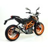 Terminale Thunder Titanio con fondello carby KTM DUKE 390 2013 2016