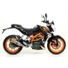 Terminale Thunder alluminio con fondello carby KTM DUKE 390 2013 2016