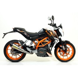 Terminale Thunder alluminio Dark" con fondello carby" KTM DUKE 390 2013 2016