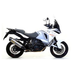 Terminale Maxi Race-Tech alluminio Dark" con fondello carby" KTM 1290 Super Adventure 2015 2016