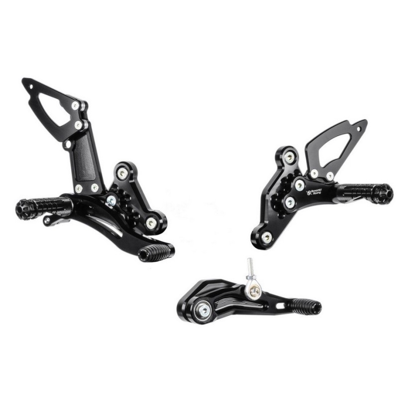 PEDANE BONAMICI RACING per YAMAHA MT-07 FZ 07 14/18 STRADA E CORSA