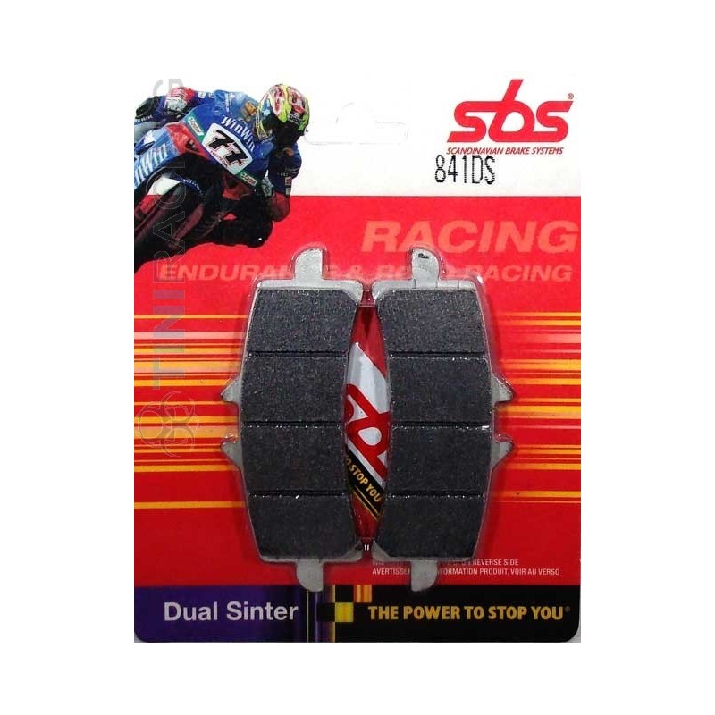 PASTICCHE anteriori SBS DUAL SINTER per KTM Super Duke 1290 R 14/20 e RC8 08/15 e altri