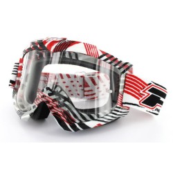 MASCHERINA PROGRIP 3303 ROSSO/NERO CROSS ENDURO SUPERMOTARD novità 2012!