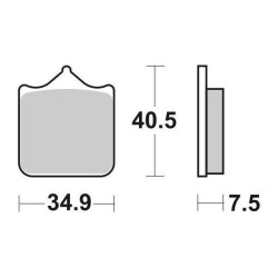 Pastiglie Freno Anteriori SBS DS-1 per BENELLI BN 600 / TNT 600 2014/2014