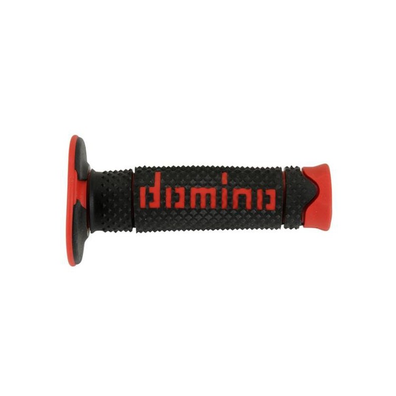 MANOPOLE DOMINO OFF-ROAD BICOLORE ROSSO/NERO