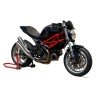 TERMINALE HP CORSE HYDROFORM per DUCATI MONSTER EVO OMOLOGATO DOPPIO