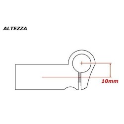 SEMIMANUBRI BONAMICI RACING RIALZATO 30mm