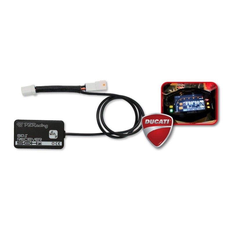 Ricevitore GPS PZRACING P-TRONIC plug and play per Ducati Panigale WIFI