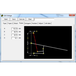copy of SUSPACT motorcycle geometry software CHASSY TOOL per molti modelli