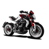 TERMINALE HP CORSE  HYDROTRE SATIN per BRUTALE 800 2012-2024