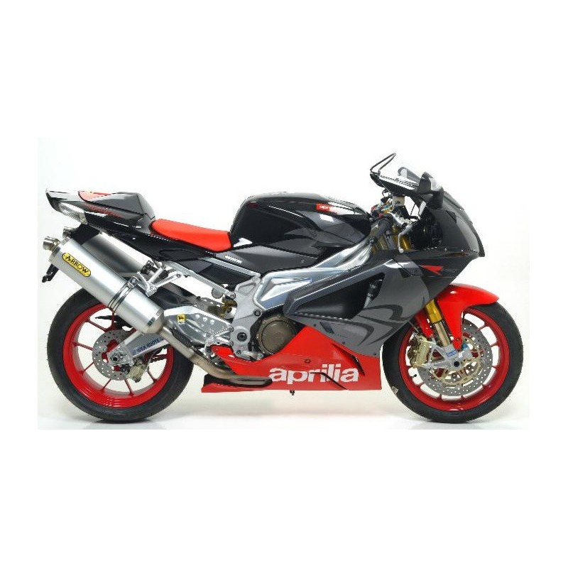 ARROW TERMINALI RACE TECH ALLUMINIO FONDELLO INOX per APRILIA RSV 1000 R / FACTORY 04/08 TUONO 1000 R e FACTORY 06/10