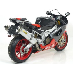 ARROW TERMINALI RACE TECH ALLUMINIO FONDELLO INOX per APRILIA RSV 1000 R / FACTORY 04/08 TUONO 1000 R e FACTORY 06/10