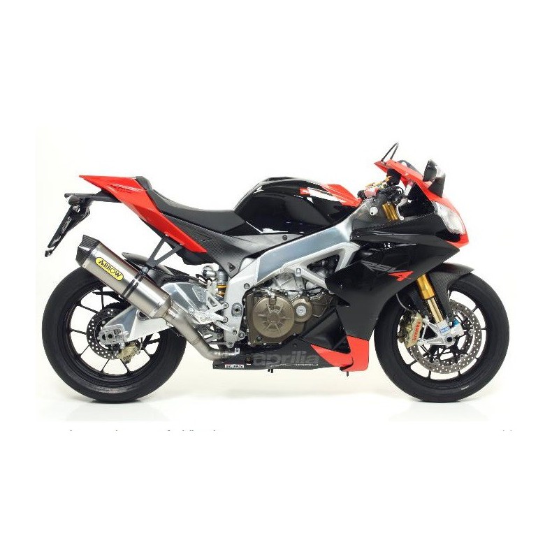 ARROW TERMINALE RACE TECH ALLUMINIO FONDELLO CARBY per APRILIA RSV4 / FACTORY 09/15 TUONO V4 R 11/15 + RACCORDO RACING