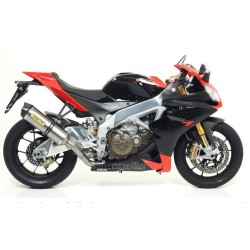 ARROW TERMINALE RACE TECH ALLUMINIO FONDELLO CARBY per APRILIA RSV4 / FACTORY 09/15 TUONO V4 R 11/15 + RACCORDO RACING