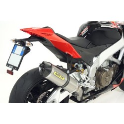 ARROW TERMINALE RACE TECH ALLUMINIO FONDELLO CARBY per APRILIA RSV4 / FACTORY 09/15 TUONO V4 R 11/15 + RACCORDO RACING