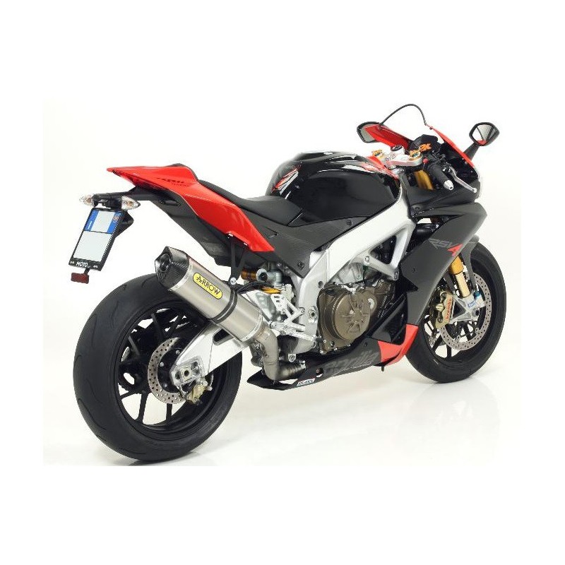 ARROW TERMINALE RACE TECH CARBONIO FONDELLO CARBY per APRILIA RSV4 / FACTORY 09/15 TUONO V4 R 11/15 + RACCORDO