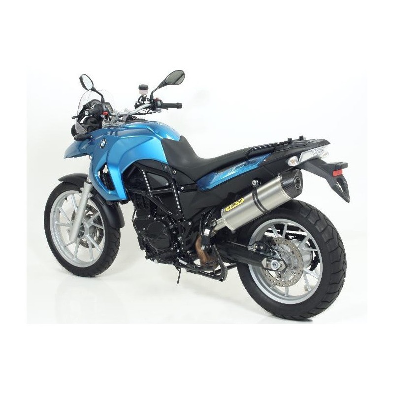 TERMINALE ARROW MAXI RACE TECH ALLUMINIO FONDELLO CARBY per BMW F 650 GS / 800 GS 08/16 OMOLOGATI