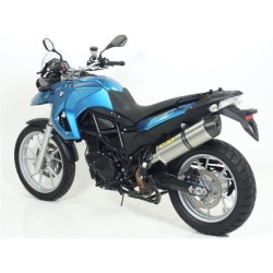 TERMINALE ARROW MAXI RACE TECH ALLUMINIO FONDELLO CARBY per BMW F 650 GS / 800 GS 08/16 OMOLOGATI