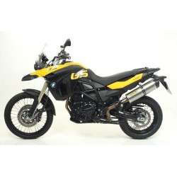 TERMINALE ARROW MAXI RACE TECH ALLUMINIO FONDELLO CARBY per BMW F 650 GS / 800 GS 08/16 OMOLOGATI