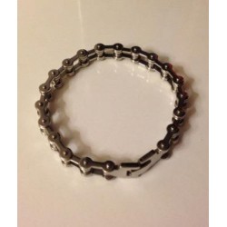 BRACCIALE CATENA MOTO in acciaio lucido