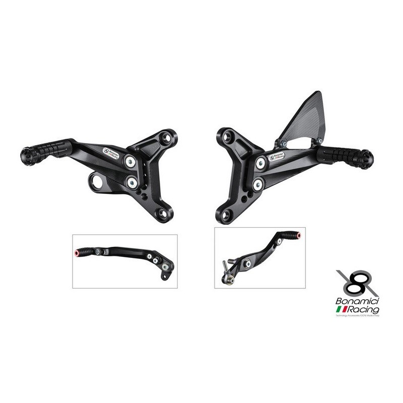 PEDANE BONAMICI RACING MV AGUSTA STRADA E CORSA F3 / BRUTALE 675/800 11/16