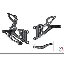 PEDANE BONAMICI RACING per YAMAHA R1 98/14 STRADA E CORSA