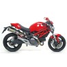 TERMINALI ARROW STREET THUNDER ALLUMINIO FONDELLO INOX per DUCATI Monster 696 ’08/14 E Monster 796 ’10/14 + RACCORDI