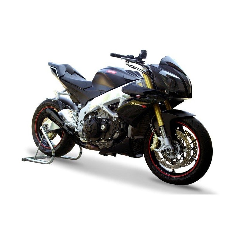 TERMINALE HP CORSE HYDROFORM BLACK per Aprilia TUONO V4 R 2011-2015