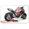 TERMINALE HP CORSE HYDROFORM SATINATO per DUCATI DIAVEL