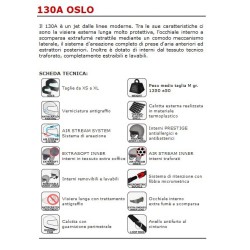 CASCO JET CGM OSLO bianco metal