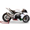 TERMINALE HP CORSE EVOXTREME SATINATO per Aprilia RSV4 2009 / 2014