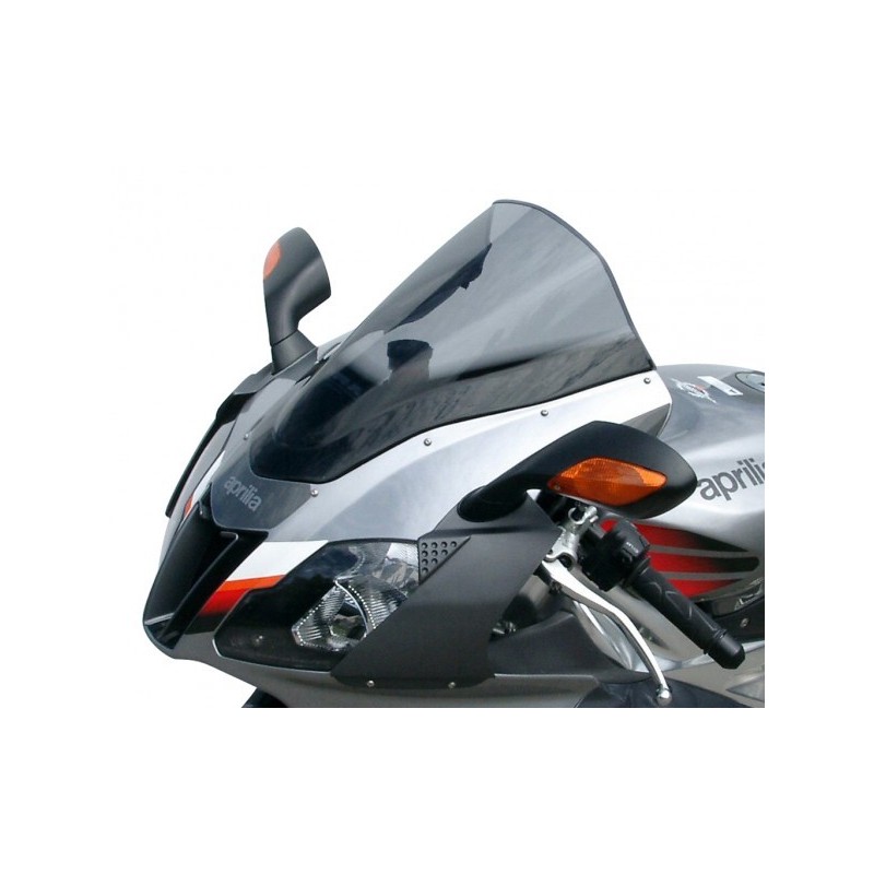 CUPOLINO RACING MRA per APRILIA RSV 1000 R / FACTORY 2004 / 2009 TRASPARENTE rialzato