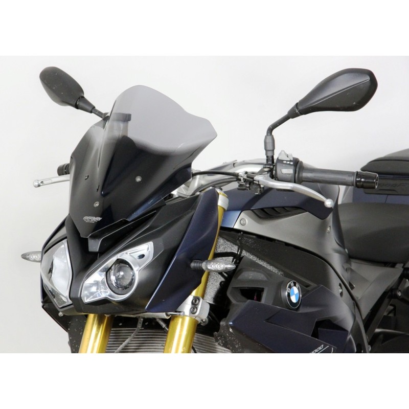 CUPOLINO RACING MRA per BMW S 1000 R (naked) 2014 / 2016 TRASPARENTE, rialzato