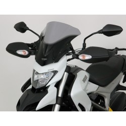 CUPOLINO RACING MRA per DUCATI HYPERSTRADA 821-939 2013/2018 TRASPARENTE rialzato