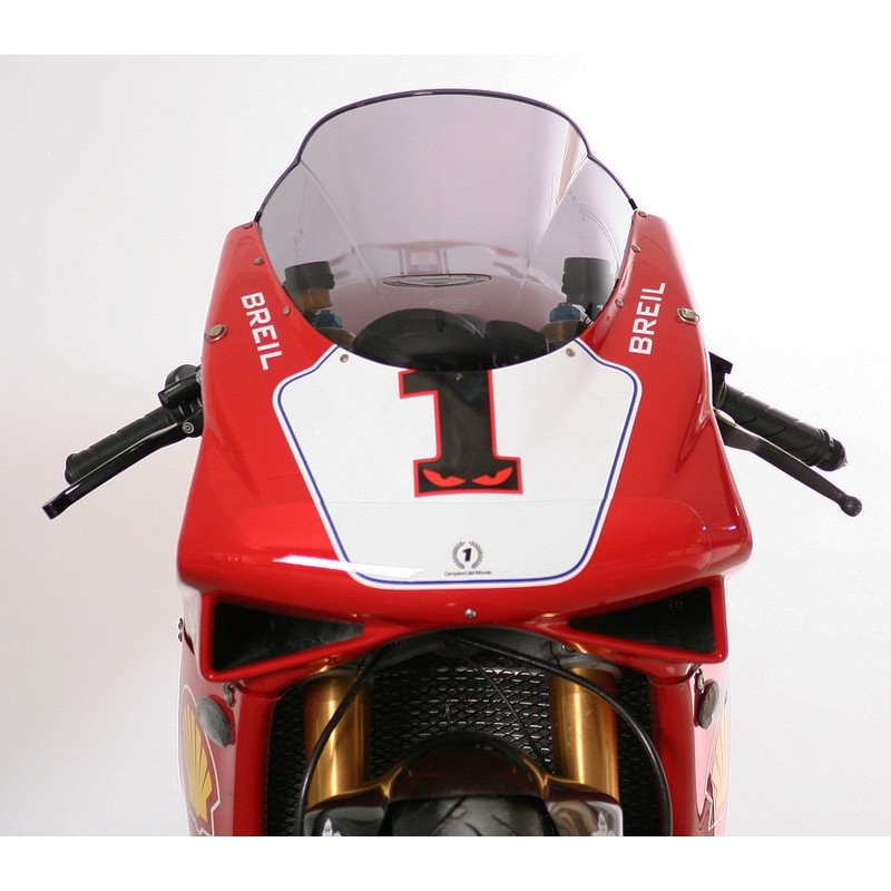 CUPOLINO RACING MRA per DUCATI 748 - 996/S  - 998R 1998/2003 TRASPARENTE rialzato