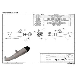 TERMNALE HP CORSE EVOXTREME 310 SATIN BMW R Nine T 2014-2016