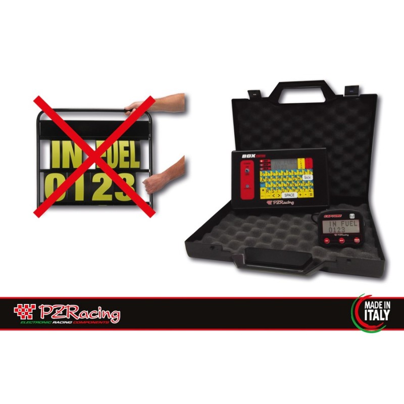 Box Station PZRACING Tastiera da box per inviare messaggi istantanei al pilota